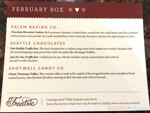 Treatsie February 2016 Subscription Box Review + Coupon Code