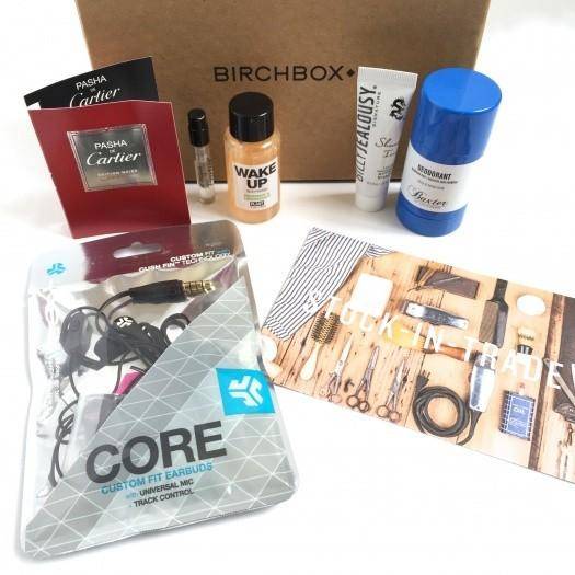 Birchbox Man March 2016 Subscription Box Review - "Stock-In-Trade" + Coupon Code