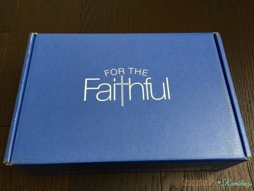 For the Faithful February 2016 Subscription Box Review