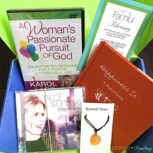For the Faithful February 2016 Subscription Box Review