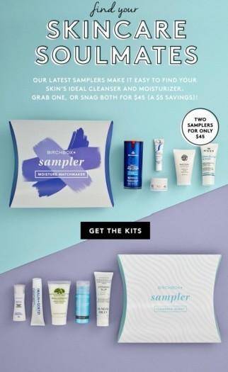 Birchbox Skincare Soulmates Samplers!