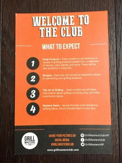 Grill Masters Club February 2016 Subscription Box Review