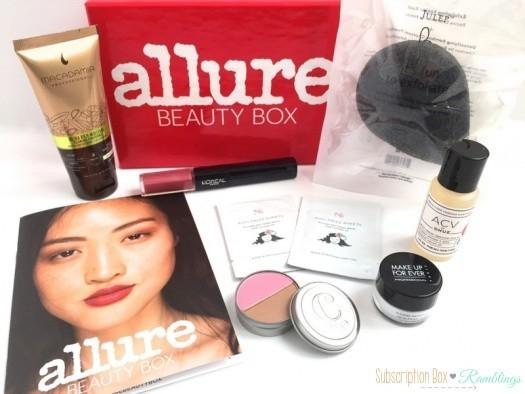 Read more about the article Allure Beauty Box Review – March 2016