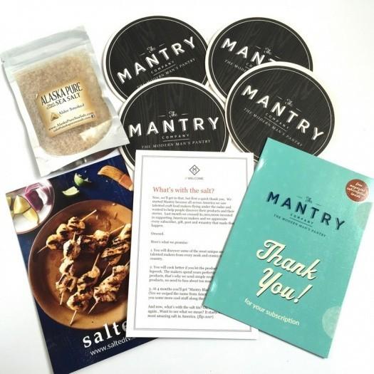 Mantry March 2016 Subscription Box Review "Cabin Fever"