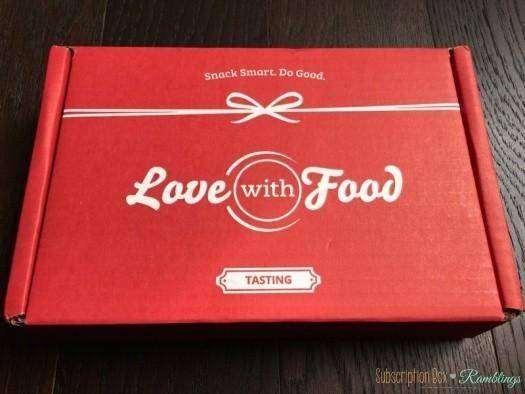 Love With Food March 2016 Tasting Box Review + 40% Off First Box Offer