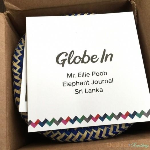 GlobeIn Benefit Basket March 2016 Subscription Box Review