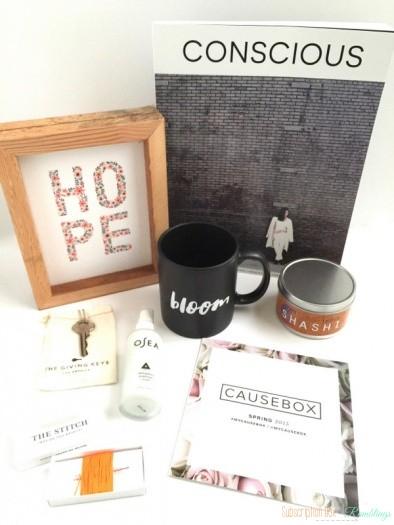 CAUSEBOX by Sevenly Spring 2016 Subscription Box Review