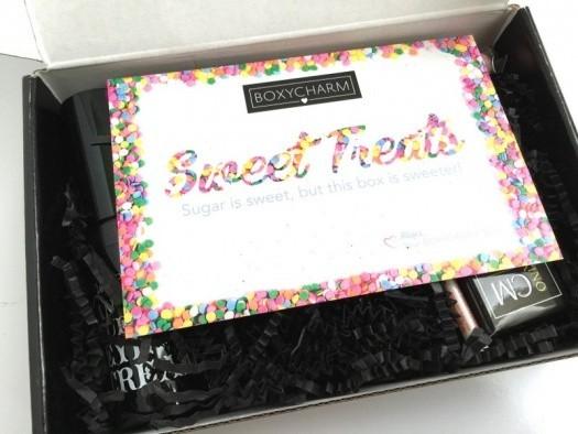 BOXYCHARM March 2016 Subscription Box Review - "Sweet Treats"