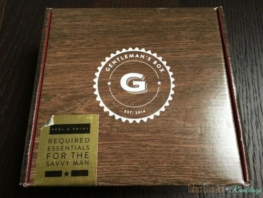 Gentleman's Box March 2016 Subscription Box Review