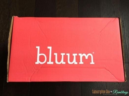 bluum March 2016 Subscription Box Review + Coupon Code
