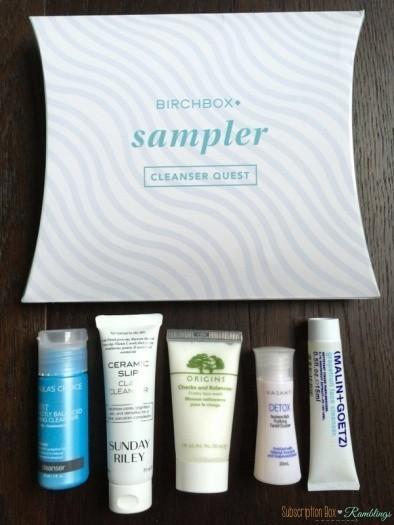 Birchbox Sampler: Cleanser Quest Review + Coupon Codes