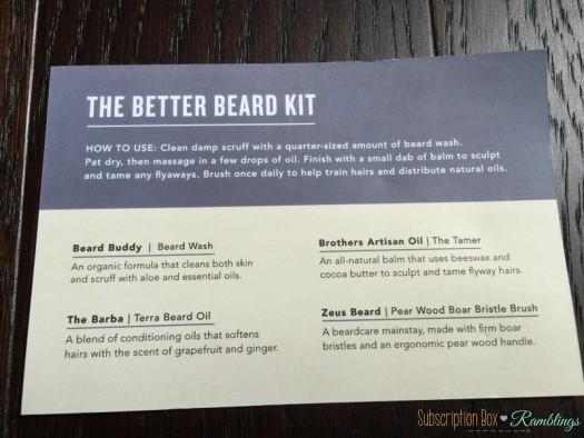 Birchbox "The Better Beard Kit" Review