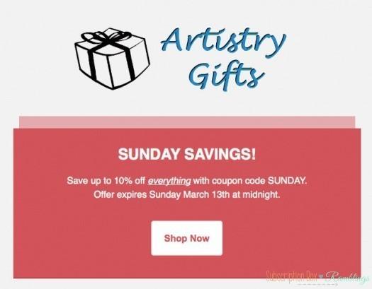 Artistry Gifts 10% Off Coupon Code - Today Only - Subscription Box ...