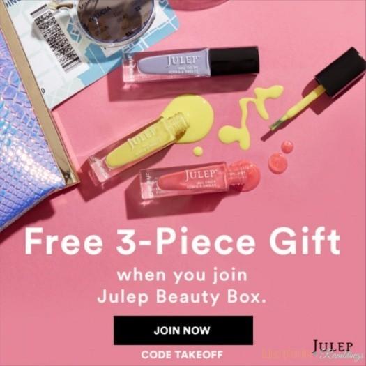 FREE 3-Piece Polish Gift when you Join Julep Beauty Box!