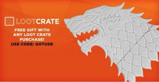 Loot Crate - Free Game of Thrones USB with New Subscriptions!