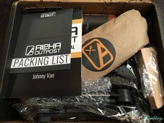 Alpha Outpost April 2016 Subscription Box Review