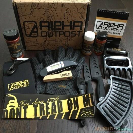 Alpha Outpost April 2016 Subscription Box Review