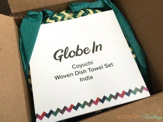 GlobeIn Benefit Basket April 2016 Subscription Box Review