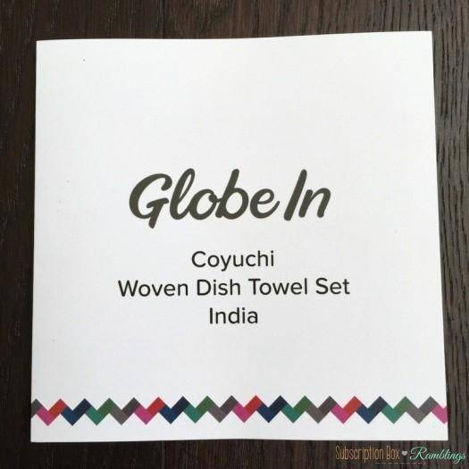 GlobeIn Benefit Basket April 2016 Subscription Box Review