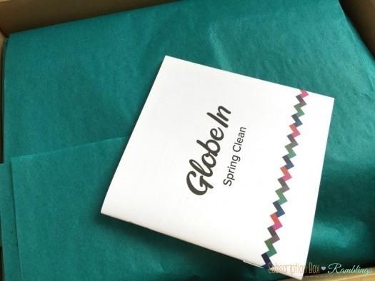 GlobeIn April 2016 Subscription Box Review - "Spring Clean" + Coupon Code