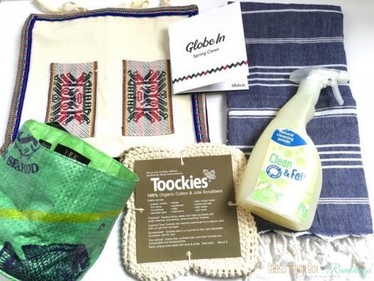 GlobeIn April 2016 Subscription Box Review - "Spring Clean" + Coupon Code