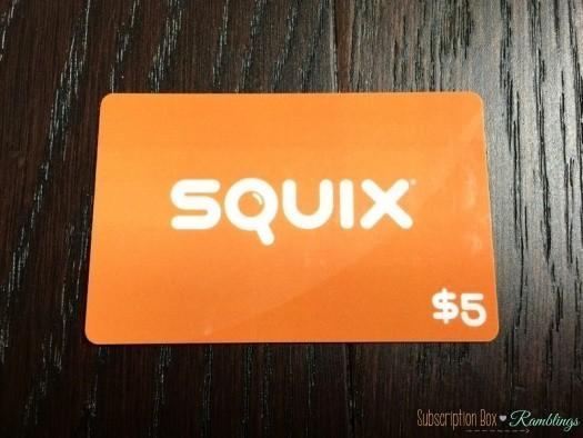 SQUIX April 2016 Subscription Box Review + Coupon Codes