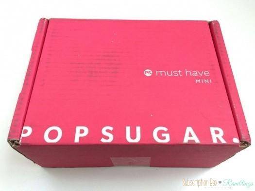 POPSUGAR Must Have Mini April 2016 Subscription Box Review