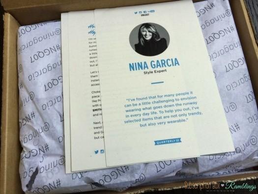 Nina Garcia Quarterly Box Review #NGQ07