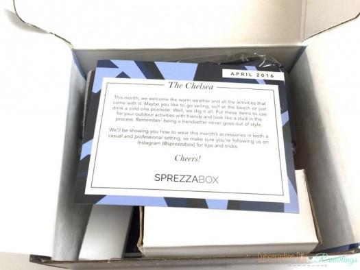 SprezzaBox April 2016 Subscription Box Review + Coupon Code