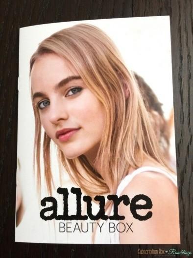Allure Beauty Box April 2016 Subscription Box Review