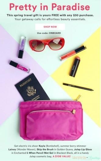 Julep Free Spring Travel Set with Purchase