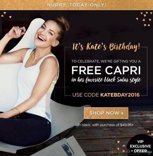 Fabletics Free Salar Capris with Purchase