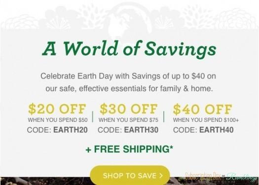 Honest Co. Earth Day Savings Event!