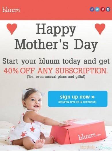 bluum - 40% Off Mother's Day Sale!