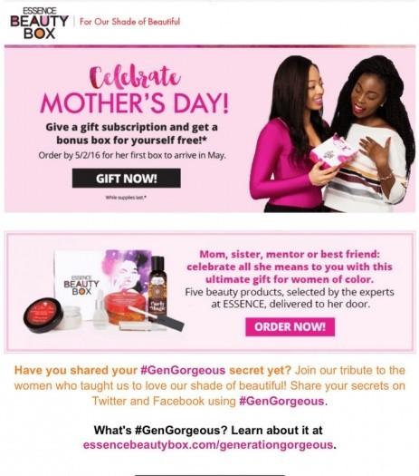 Essence Beauty Box Mother's Day Sale
