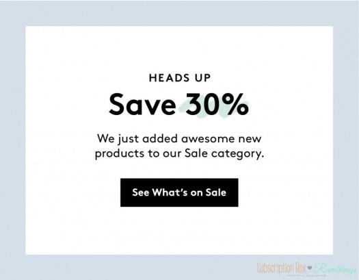 Birchbox - Save An Additional 30% Off Sale Items!