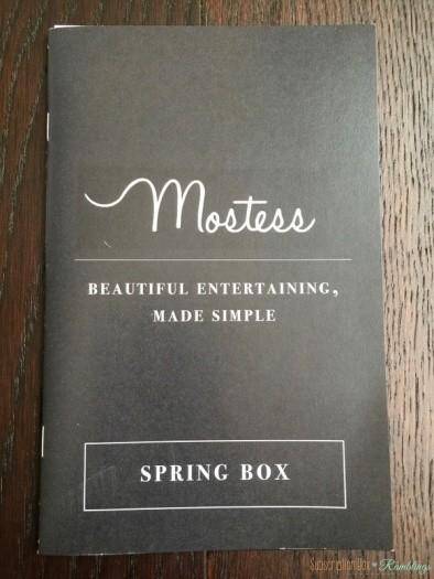 Mostess Box Spring 2016 Subscription Box Review