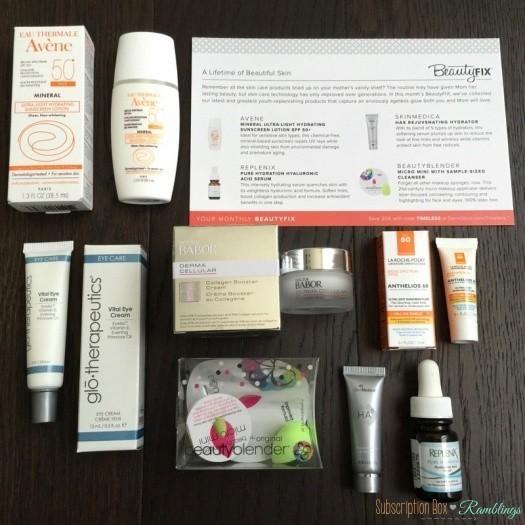 BeautyFIX May 2016 Subscription Box Review