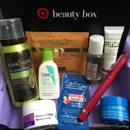 Target May 2016 Beauty Box Review - "spring FLING"!