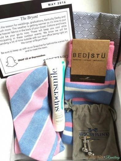 SprezzaBox May 2016 Subscription Box Review + Coupon Code