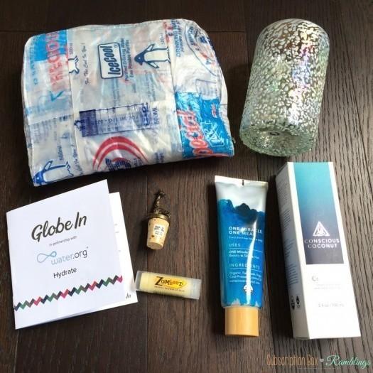 GlobeIn May 2016 Subscription Box Review - "Hydrate" + Coupon Code
