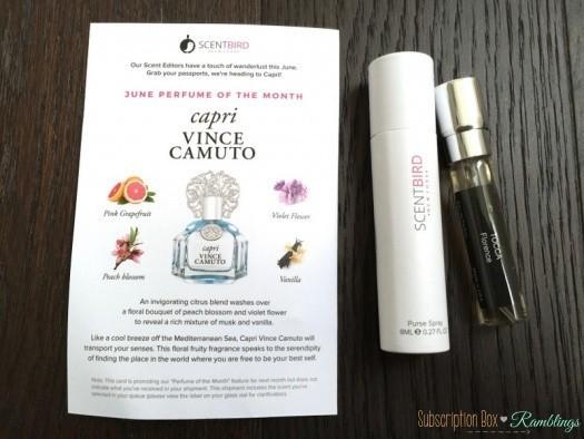 Scentbird May 2016 Subscription Box Review