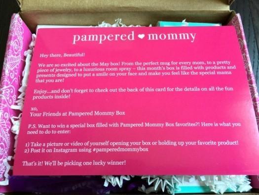 Pampered Mommy Box May 2016 Subscription Box Review