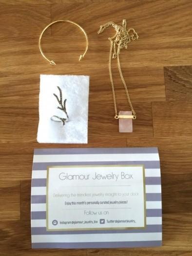 Glamour Jewelry Box May 2016 Subscription Box Review