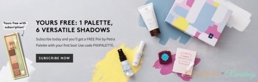 Birchbox Free Pixi by Petra Palette with New Subscription!