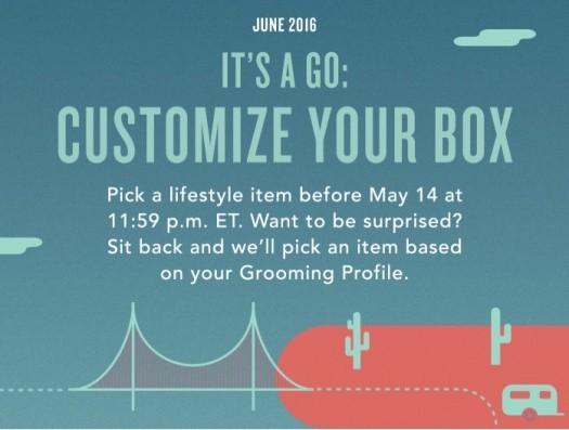 Birchbox Man June Customization Time!