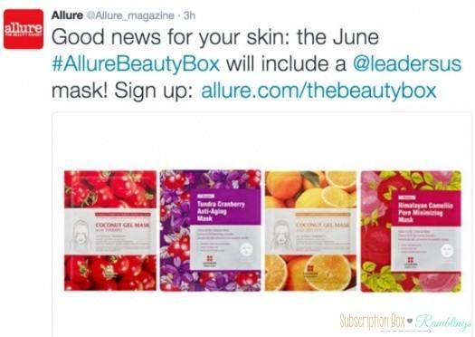 Allure Beauty Box June 2016 Spoiler Alert!