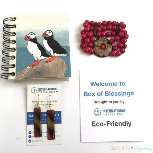 International Box of Blessings June 2016 Subscription Box Review