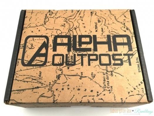 Alpha Outpost May 2016 Subscription Box Review