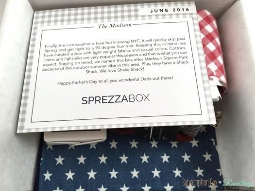SprezzaBox June 2016 Subscription Box Review + Coupon Code